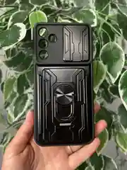 Хром чехол противоударный armors для Samsung A15 4G / Самсунг А15 4G с защитой камеры