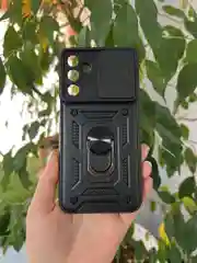 Хром чехол противоударный armors для Samsung A15 4G / Самсунг А15 4G с защитой камеры