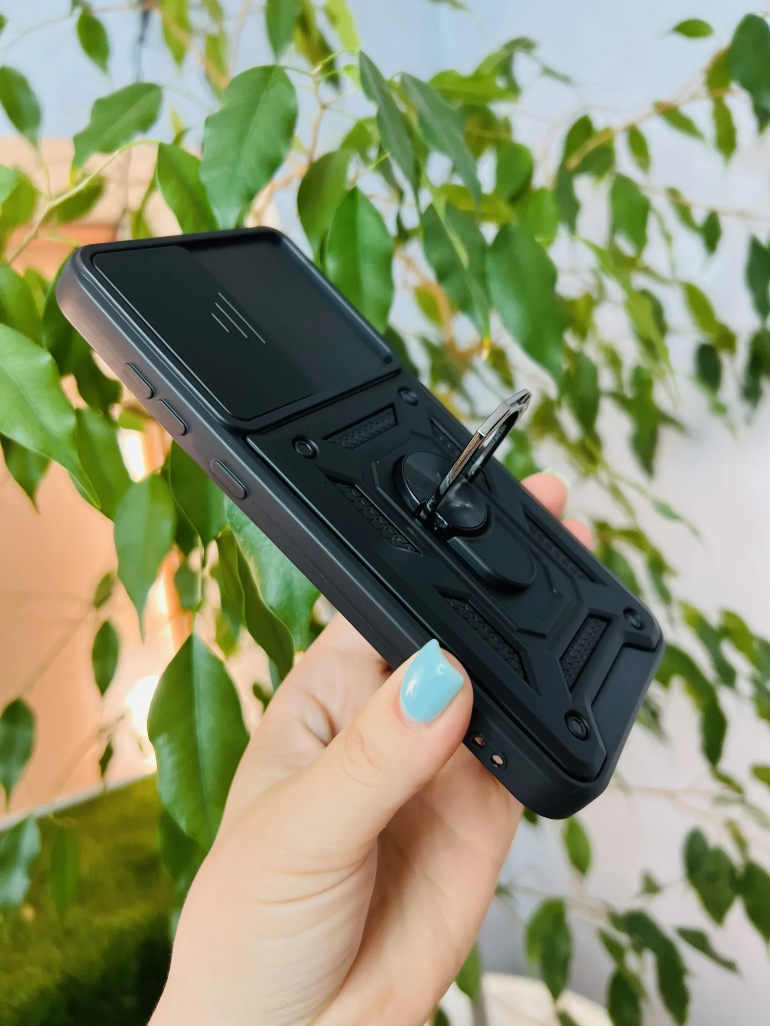 Черный чехол противоударный armors для Samsung A35 5G / Самсунг А35 5G с защитой камеры