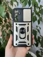 Золотой чехол противоударный armors для Samsung A35 5G / Самсунг А35 5G с защитой камеры