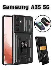 Хром чехол противоударный armors для Samsung A35 5G / Самсунг А35 5G с защитой камеры