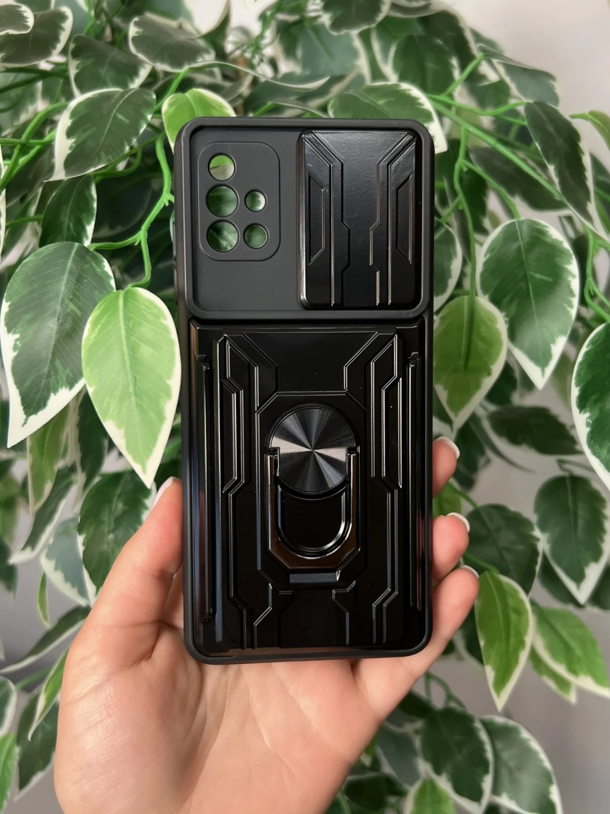Хром чехол противоударный armors для Samsung A51 / Самсунг А51 с защитой камеры