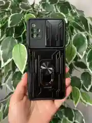 Хром чехол противоударный armors для Samsung A51 / Самсунг А51 с защитой камеры