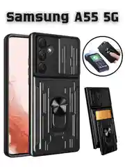 Хром чехол противоударный armors для Samsung A55 5G / Самсунг А55 5G с защитой камеры