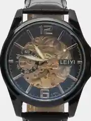 Тёмно-коричневый часы мужские механические с автоподзаводом