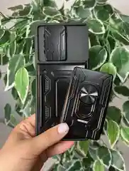 Темно-синий чехол противоударный armors для Tecno Pova 5 / Техно Пова 5 с защитой камеры
