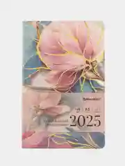 Ежедневник датированный 2025 Brauberg, планер планинг записная книжка А5, под кожу