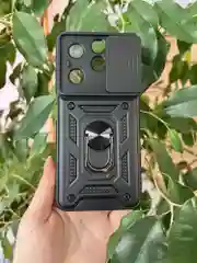 Черный чехол противоударный armors для Tecno Spark GO 2024 и Spark 20 и Spark 20C и Pop 8