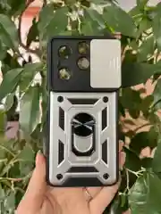 Серебряный чехол противоударный armors для Tecno Spark GO 2024 и Spark 20 и Spark 20C и Pop 8