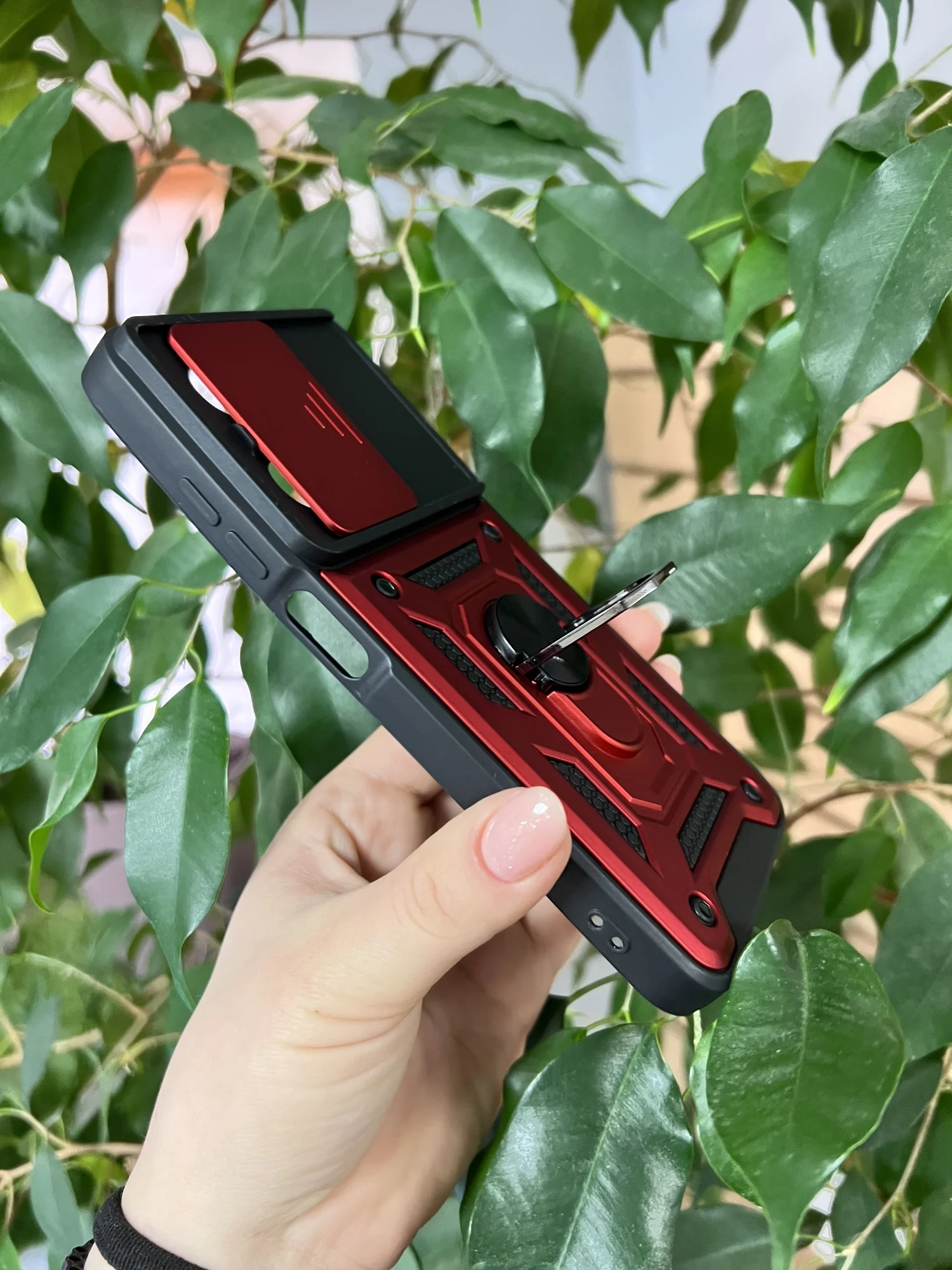 Красный чехол противоударный armors для Tecno Spark GO 2024 и Spark 20 и Spark 20C и Pop 8