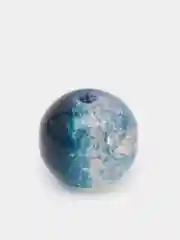 Индиго стеклянные бусины с эффектом битого стекла,кракле