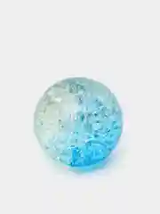 Лазурный стеклянные бусины с эффектом битого стекла,кракле