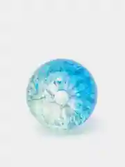 Лазурный стеклянные бусины с эффектом битого стекла,кракле