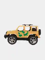 Игрушка, военный джип, инерционный