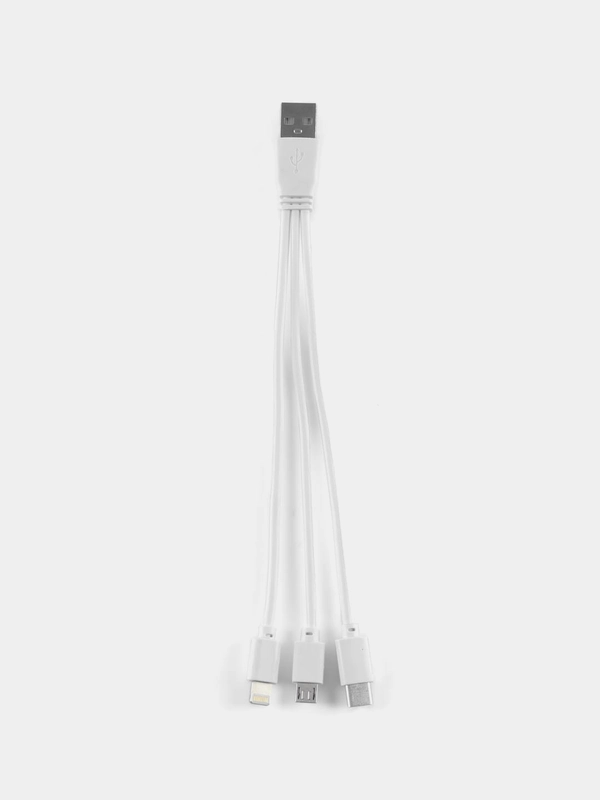 Универсальный Зарядный кабель Micro USB/Type-C/Lightning для Android и IOS быстрая зарядка