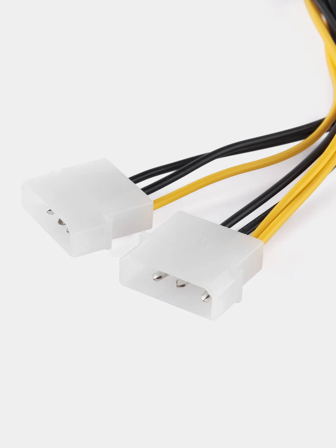 Переходники питания для видеокарт, процессора 6pin/8pin/molex/4pin/sata для ремнота ПК