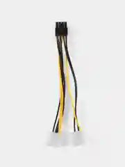 Переходники питания для видеокарт, процессора 6pin/8pin/molex/4pin/sata для ремнота ПК