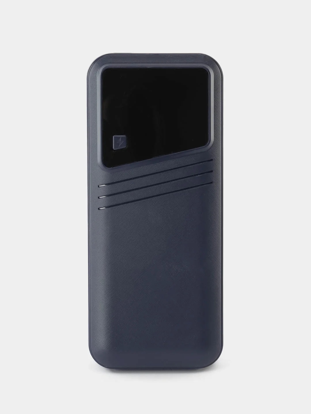 Синий повербанк, внешний аккумулятор 5 АКБ 18650 портативный Power Bank макс емоксть20000 mAh