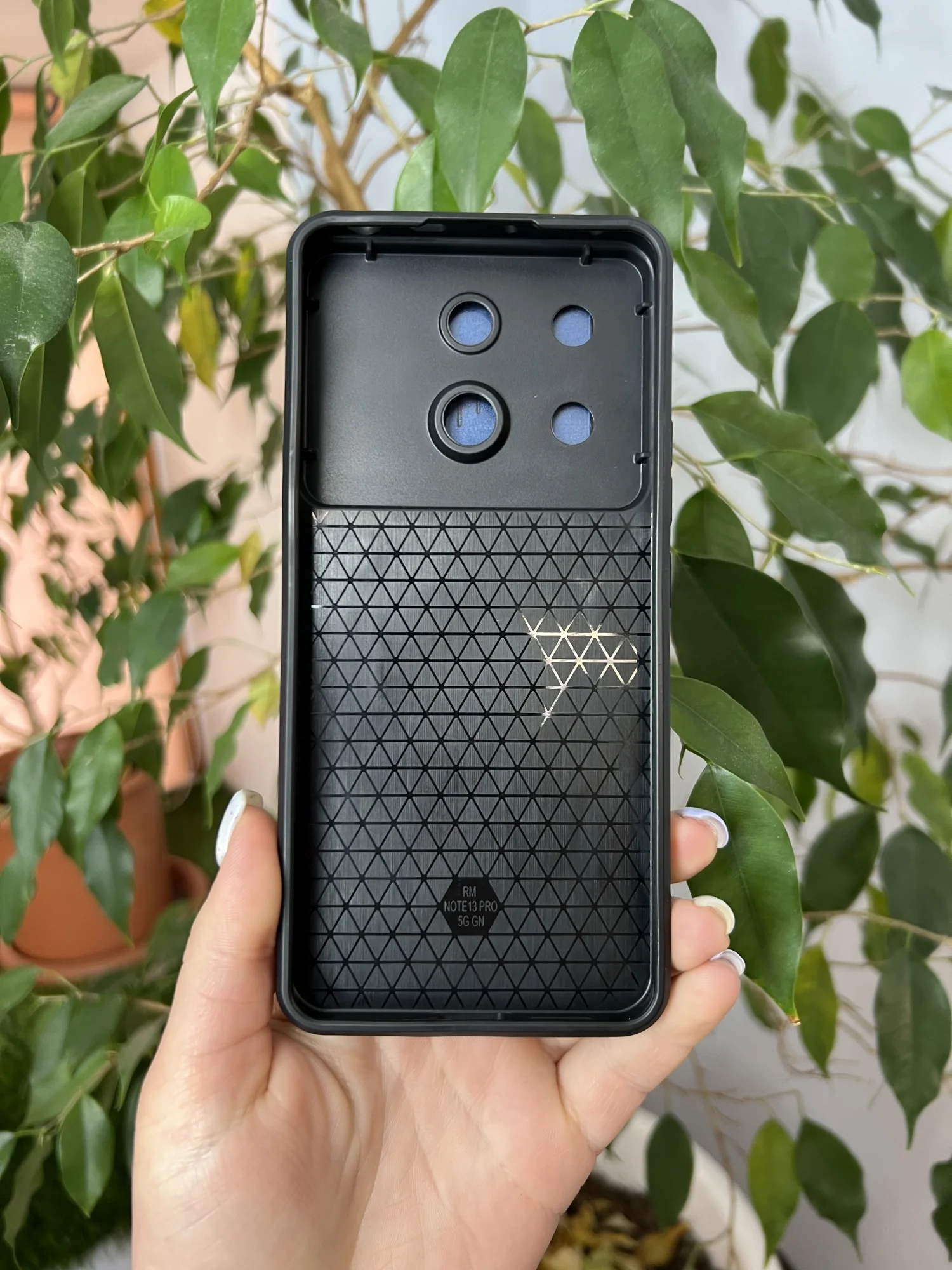Темно-синий чехол противоударный armors для Xiaomi Poco X6 5G и Xiaomi Redmi Note 13 Pro 5G
