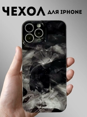 Чехол на айфон (iPhone) 11 12 13 Pro Max 14 15 XR X XS 7 8 Plus, пластиковый
