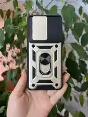 Золотой чехол противоударный armors для Xiaomi Poco X6 Pro 5G / Поко Х6 Про 5G с защитой камеры