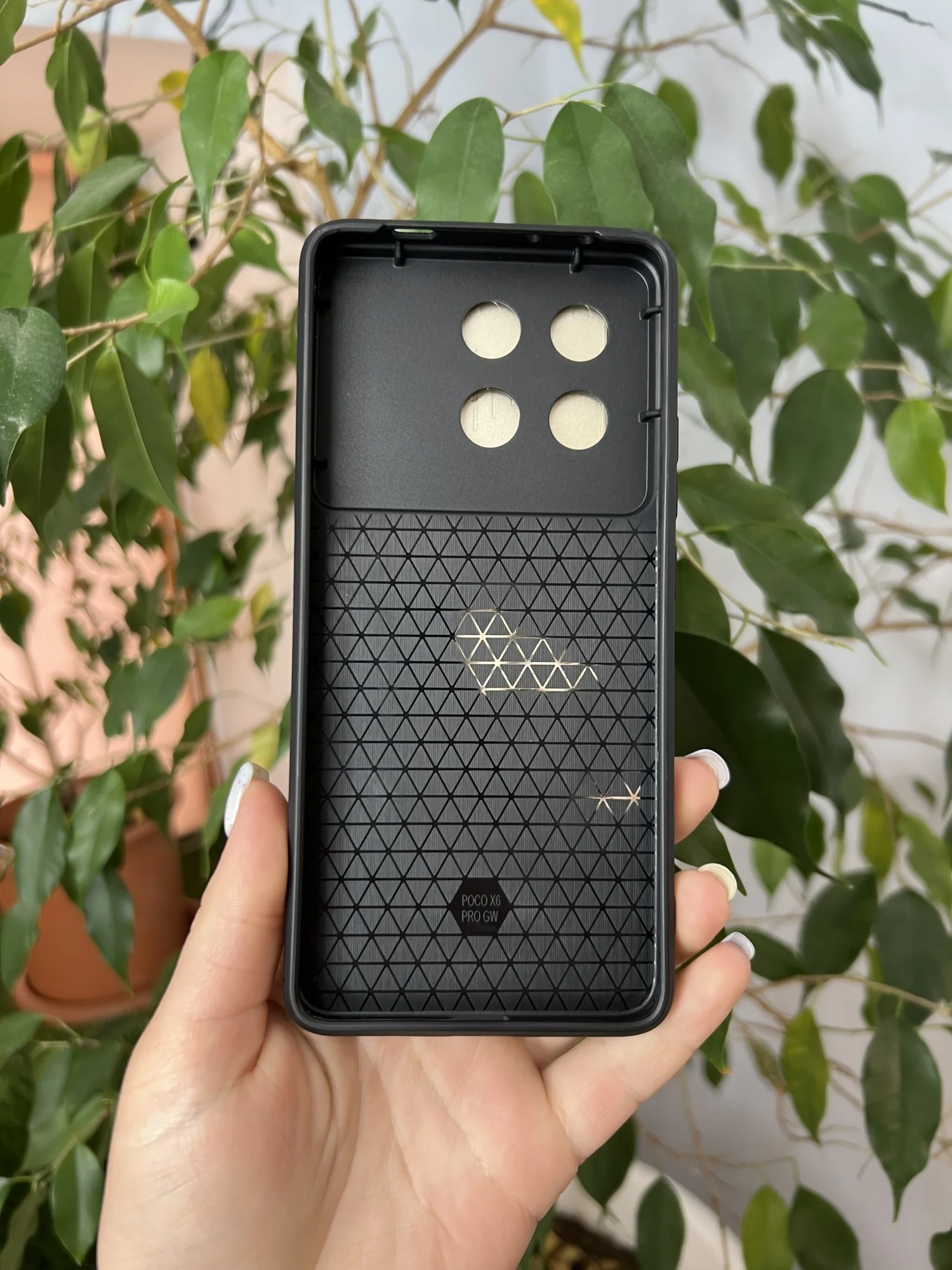 Золотой чехол противоударный armors для Xiaomi Poco X6 Pro 5G / Поко Х6 Про 5G с защитой камеры