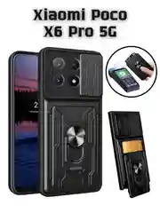 Хром чехол противоударный armors для Xiaomi Poco X6 Pro 5G / Поко Х6 Про 5G с защитой камеры