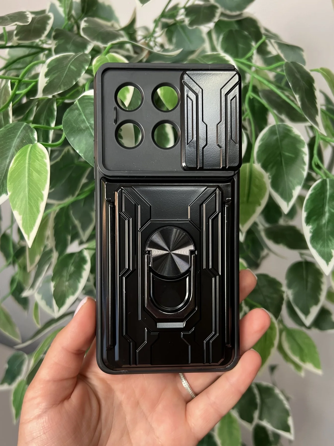 Хром чехол противоударный armors для Xiaomi Poco X6 Pro 5G / Поко Х6 Про 5G с защитой камеры