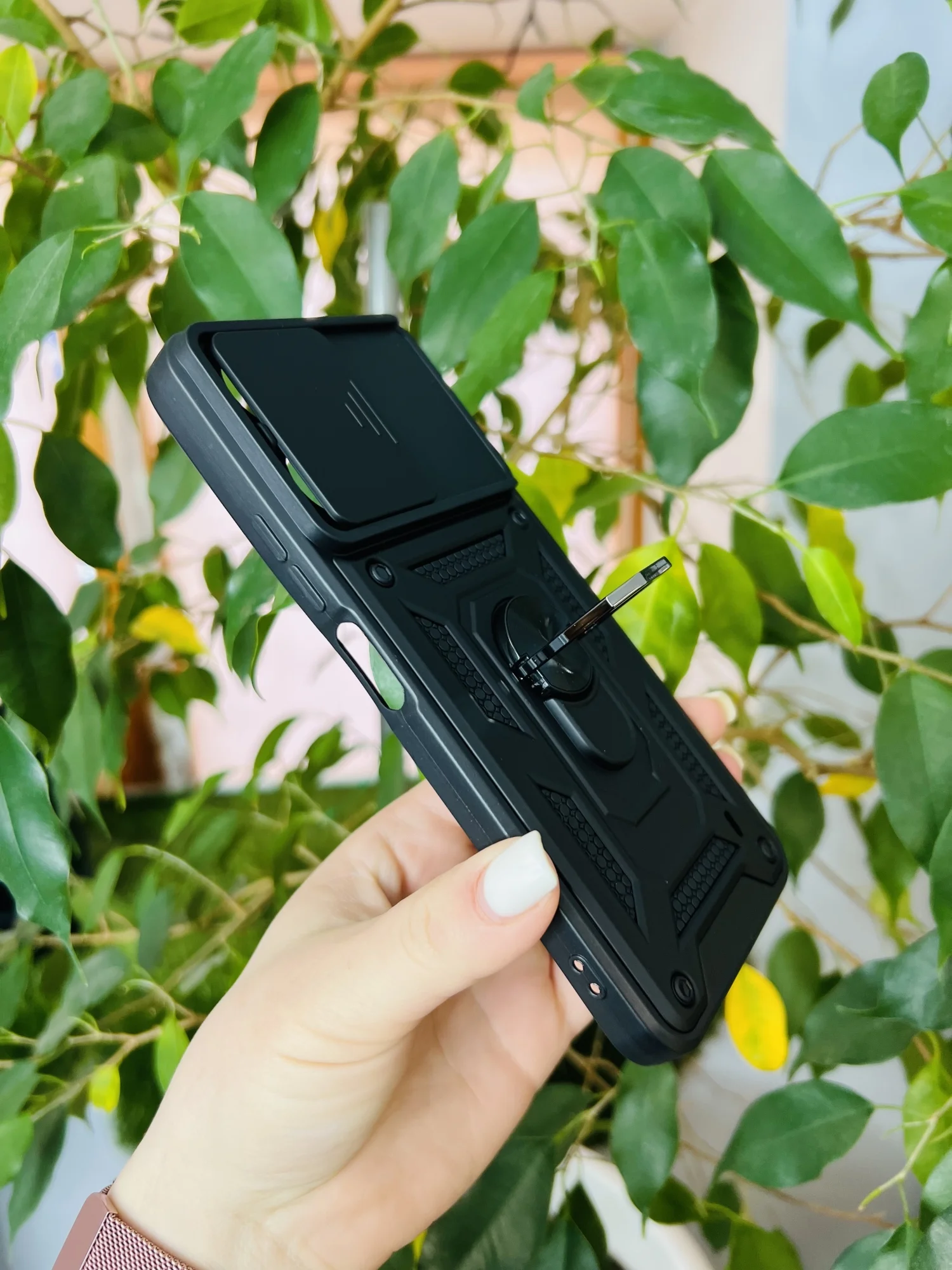 Черный чехол противоударный armors для Xiaomi Redmi 13C 4G и Poco C65 / Редми 13С 4G и Поко С65