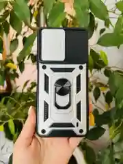 Серебряный чехол противоударный armors для Xiaomi Redmi 13C 4G и Poco C65 / Редми 13С 4G и Поко С65