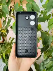 Серебряный чехол противоударный armors для Xiaomi Redmi 13C 4G и Poco C65 / Редми 13С 4G и Поко С65