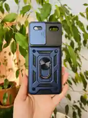 Темно-синий чехол противоударный armors для Xiaomi Redmi Note 13 Pro Plus / Редми Нот 13 Про Плюс
