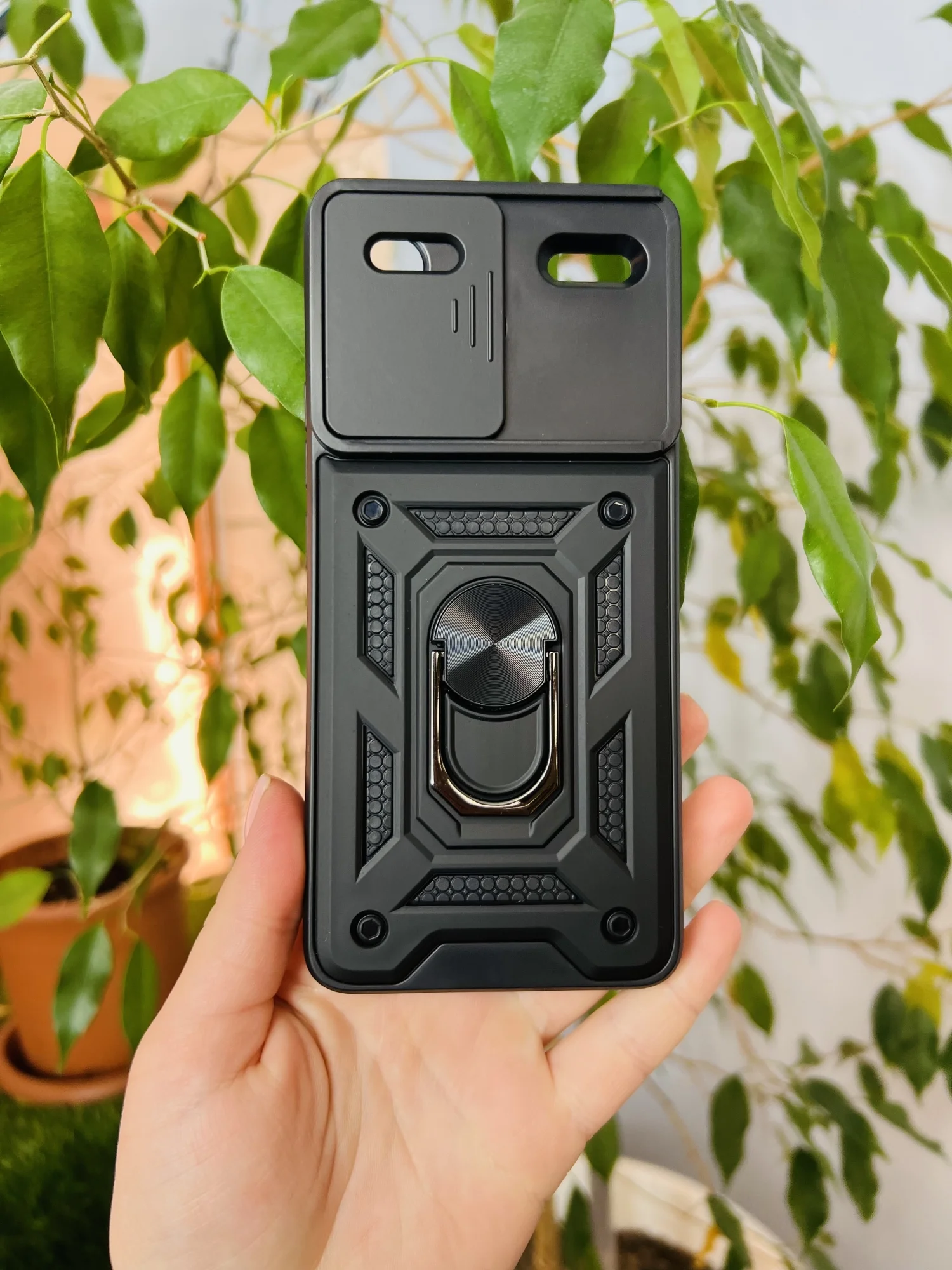 Черный чехол противоударный armors для Xiaomi Redmi Note 13 Pro Plus / Редми Нот 13 Про Плюс