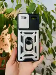 Серебряный чехол противоударный armors для Xiaomi Redmi Note 13 Pro Plus / Редми Нот 13 Про Плюс