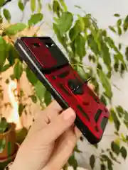 Красный чехол противоударный armors для Xiaomi Redmi Note 13 Pro Plus / Редми Нот 13 Про Плюс