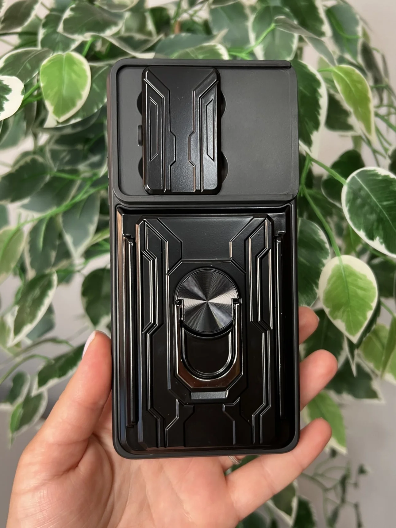 Хром чехол противоударный для Xiaomi Redmi Note 13 Pro 4G и Poco M6 Pro 4G