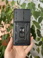 Черный чехол противоударный для Xiaomi Redmi Note 13 Pro 4G и Poco M6 Pro 4G