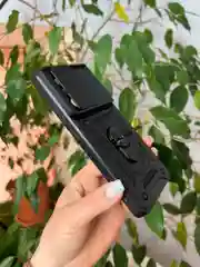 Черный чехол противоударный для Xiaomi Redmi Note 13 Pro 4G и Poco M6 Pro 4G