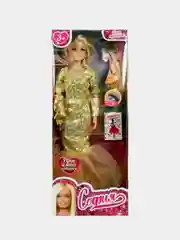Игрушка Карапуз Кукла  София, руки и ноги сгибаются, ресницы