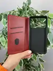 Красный чехол книжка elitcase для Xiaomi Poco F6 Pro / Поко Ф6 Про