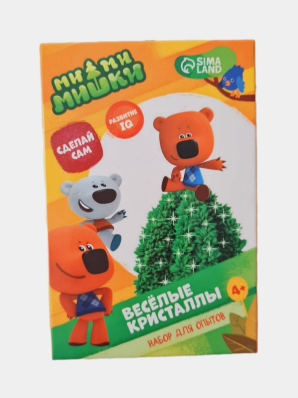 Набор для опытов Ми-ми-мишки Весёлые кристаллы, Кеша