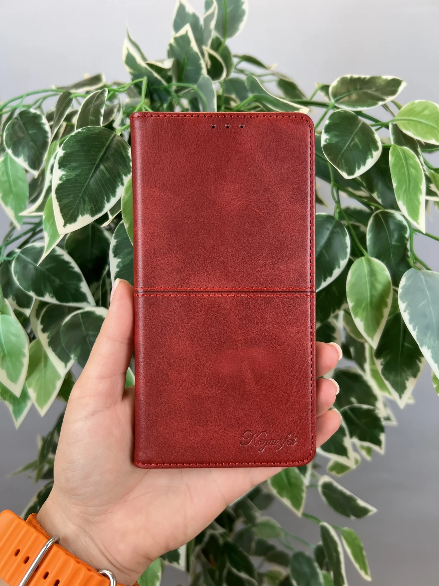 Красный чехол книжка elitcase для Honor 200 Lite / Хонор 200 Лайт