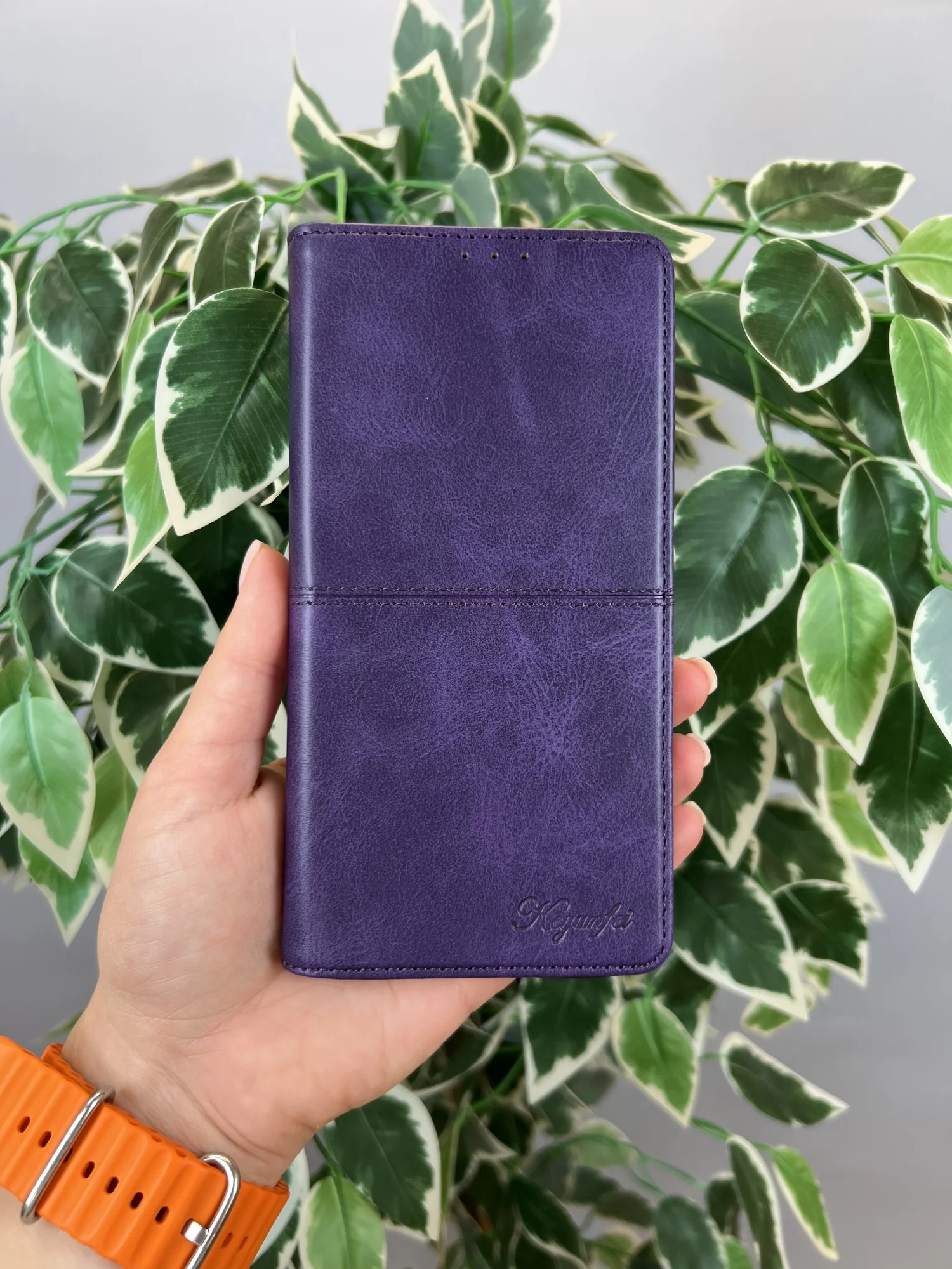 Фиолетовый чехол книжка elitcase для Honor 200 Lite / Хонор 200 Лайт