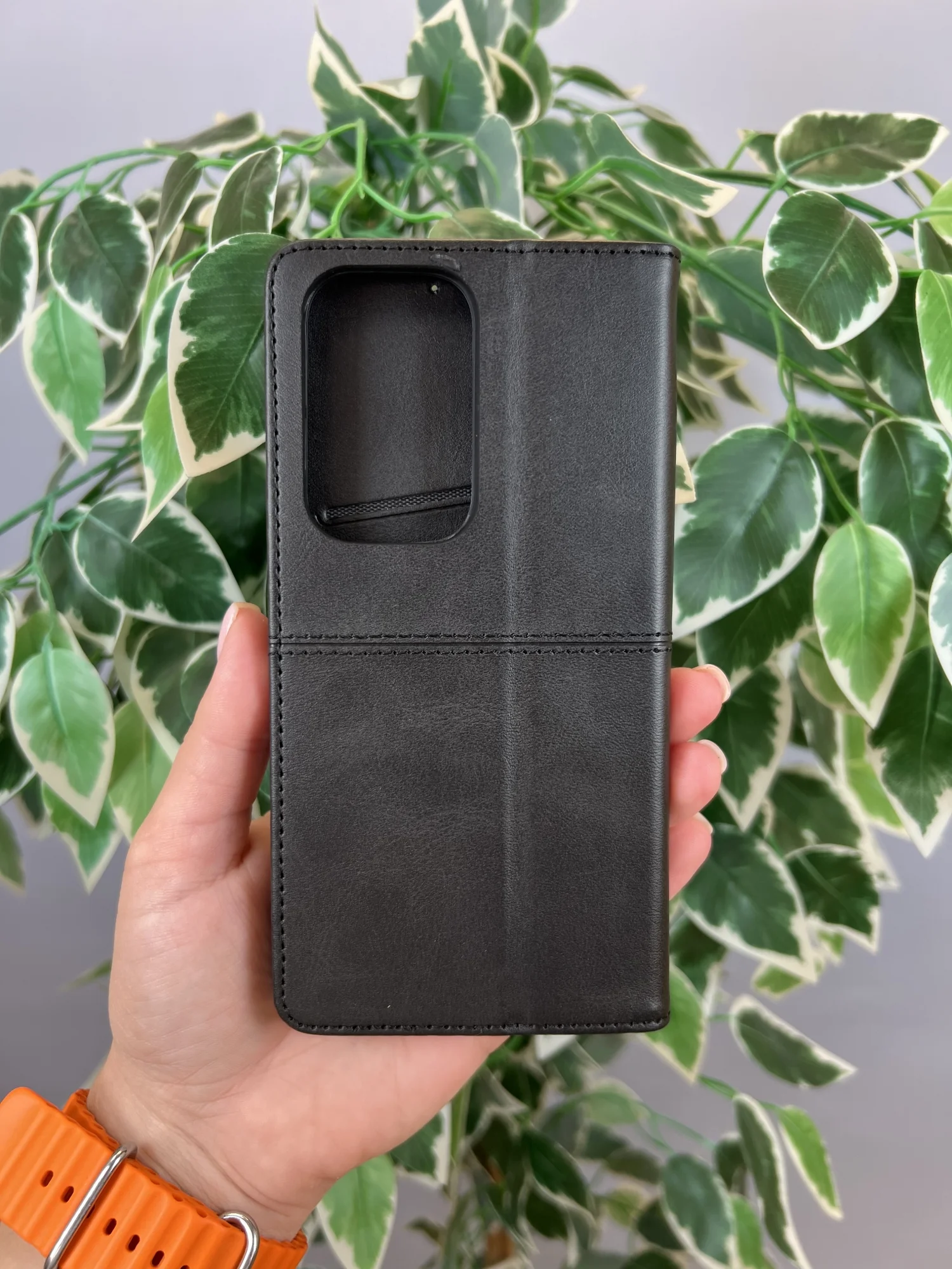 Черный чехол книжка elitcase для Honor 200 Lite / Хонор 200 Лайт