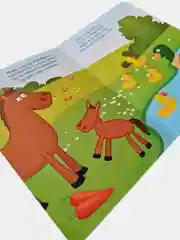 Картонная книга "Мама и малыш", 10 стр., Синий трактор