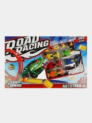 Игрушка Техно драйв Гибкий автотрек Road Racing, 6 машинок, 3+
