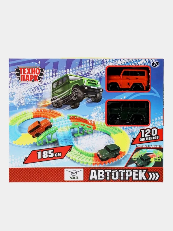 Автотрек ТехноПарк "UAZ", 8х2х2 см