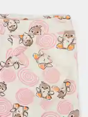 Розовый комплект из хлопка для новорождённого: кофточка и штанишки