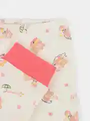 Коралловый комплект из хлопка для новорождённого: кофточка и штанишки