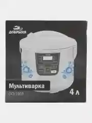 Мультиварка Добрыня DO-1003 700 Вт4 л(гжель) электронное Поддержание тепла